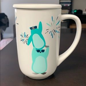 David’s Tea penguin anniversary mug